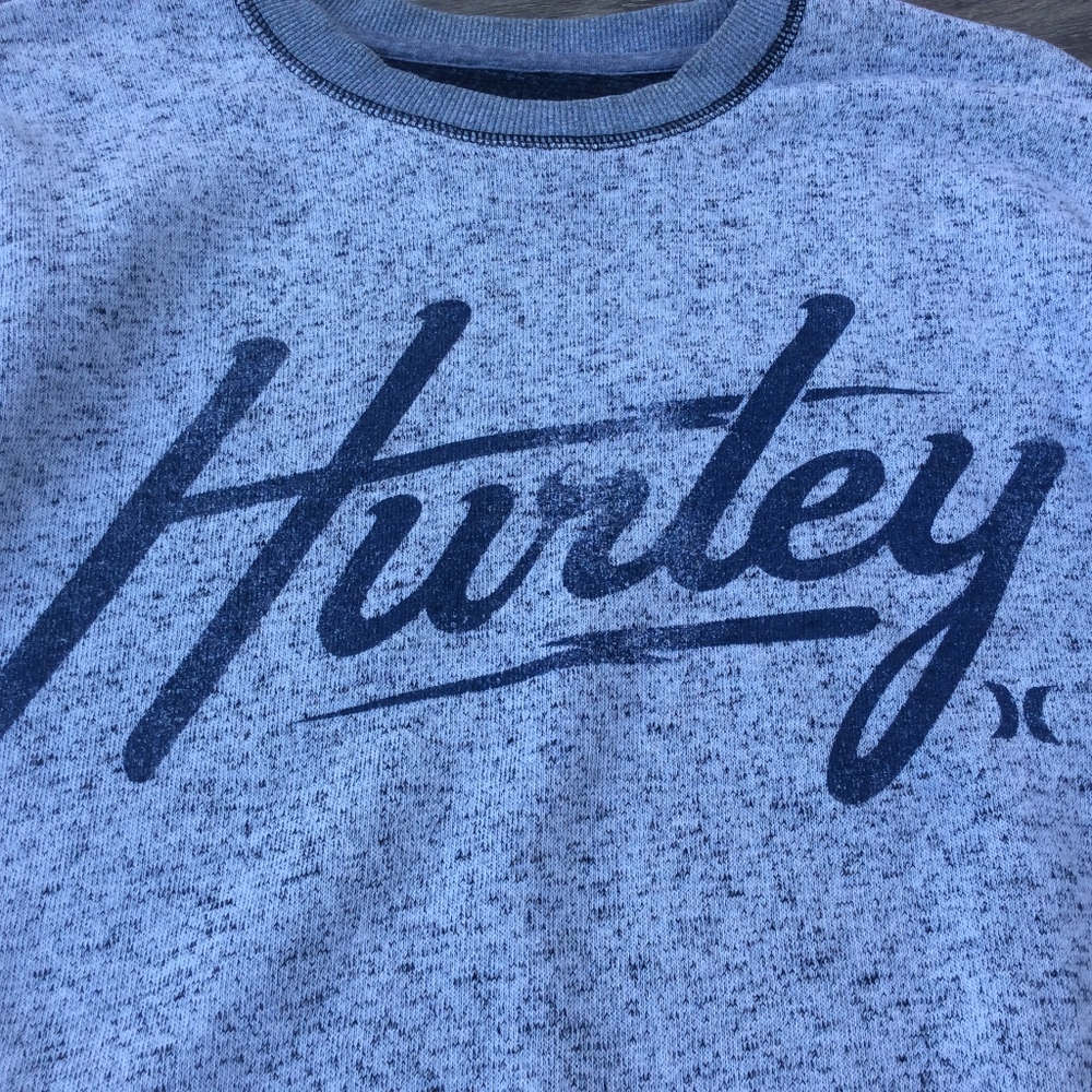 Hurley Men’s Gray Blue Sweatshirt - Picture 2 of 4